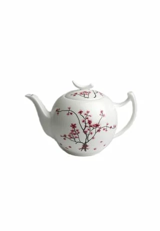 Tea Logic Teekanne Cherry Blossom 1,5l Weiß, Rosa 3 Tea Logic Teekanne Cherry Blossom 1,5l Weiß, Rosa
