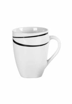 MÄSER Kaffeebecher 350ml, Porzellan OSLO Weiß