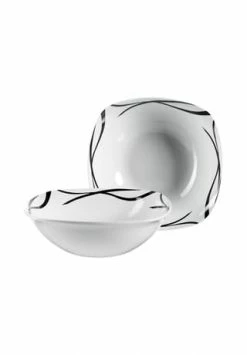 MÄSER Schüsselset 23cm, Porzellan OSLO Weiß