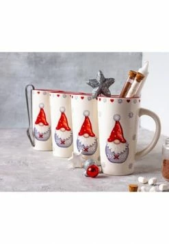 MÄSER Tellerset, Steingut Aurela Rot/ Weiß/ Grau -Deutschland karaffen-kruege Verkäufe 2024 unnamed file 1077