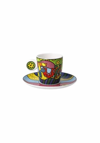 Goebel Espressotasse Romero Britto - Fun Bunt 6 Goebel Espressotasse Romero Britto - Fun Bunt – Bild 4