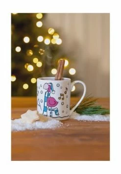 LEONARDO Tasse "Bambini Flamingo Natale", 200 Ml Weiß
