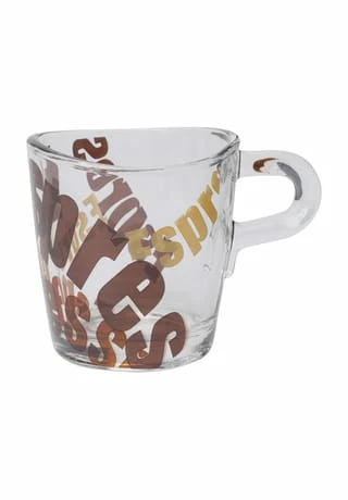 LEONARDO Espresso Obertasse "LOOP", 75 Ml Klar, Braun, Beige 3 LEONARDO Espresso Obertasse "LOOP", 75 Ml Klar, Braun, Beige