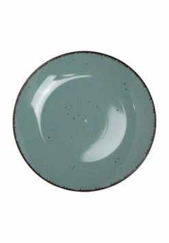 ARTE VIVA® Tellerset "Naturlook", 2-teilig, Türkis