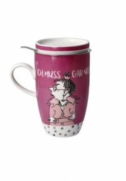 Goebel Teetasse Mit Deckel Und Sieb Barbara Freundlieb - Ich Muss Gar Nix Bunt -Deutschland karaffen-kruege Verkäufe 2024 unnamed file 170