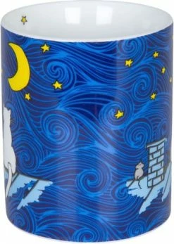 KÖNITZ Kaffeebecher "Katze Bei Nacht", Katzen, Porzellan Blau/ Mehrfarbig -Deutschland karaffen-kruege Verkäufe 2024 unnamed file 233