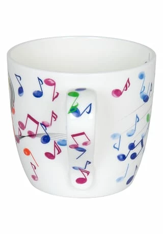 KÖNITZ Henkelbecher "Flying Notes", 9,7 Cm Mehrfarbig 4 KÖNITZ Henkelbecher "Flying Notes", 9,7 Cm Mehrfarbig – Bild 2