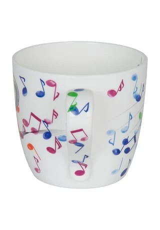 KÖNITZ Henkelbecher "Flying Notes", 9,7 Cm Mehrfarbig 6 KÖNITZ Henkelbecher "Flying Notes", 9,7 Cm Mehrfarbig – Bild 4