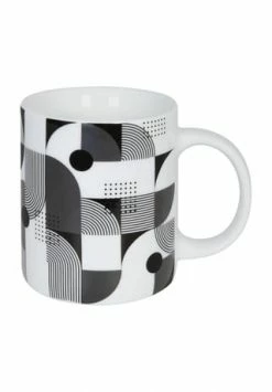 KÖNITZ Henkelbecher, 9,5 Cm Weiß/ Schwarz