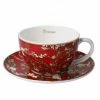 Goebel Tee-/ Cappuccinotasse Vincent Van Gogh - Mandelbaum Rot Rot