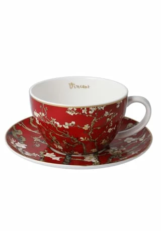 Goebel Tee-/ Cappuccinotasse Vincent Van Gogh - Mandelbaum Rot Rot 4 Goebel Tee-/ Cappuccinotasse Vincent Van Gogh - Mandelbaum Rot Rot – Bild 2