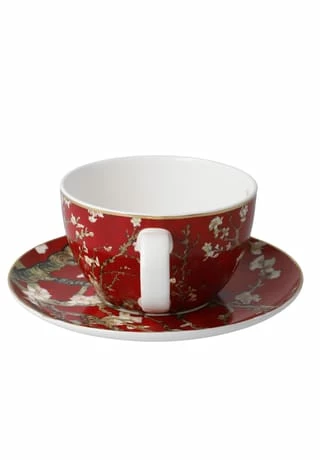 Goebel Tee-/ Cappuccinotasse Vincent Van Gogh - Mandelbaum Rot Rot 5 Goebel Tee-/ Cappuccinotasse Vincent Van Gogh - Mandelbaum Rot Rot – Bild 3