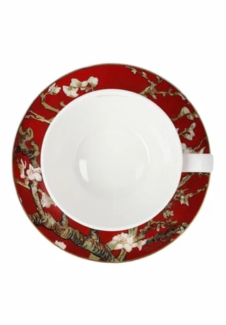 Goebel Tee-/ Cappuccinotasse Vincent Van Gogh - Mandelbaum Rot Rot 8 Goebel Tee-/ Cappuccinotasse Vincent Van Gogh - Mandelbaum Rot Rot – Bild 6