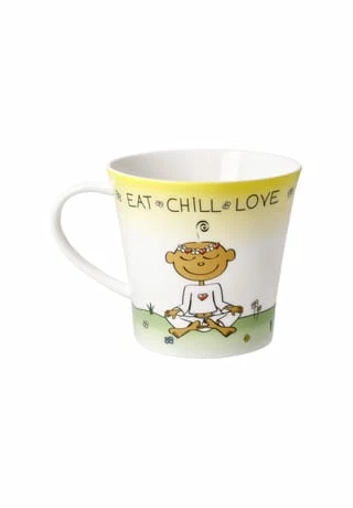Goebel Coffee-/Tea Mug Der Kleine Yogi - "Eat Chill Love" Bunt 6 Goebel Coffee-/Tea Mug Der Kleine Yogi - "Eat Chill Love" Bunt – Bild 4