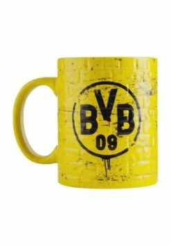 Fanartikel BVB Tasse "Gelbe Wand Schwarz/ Gelb
