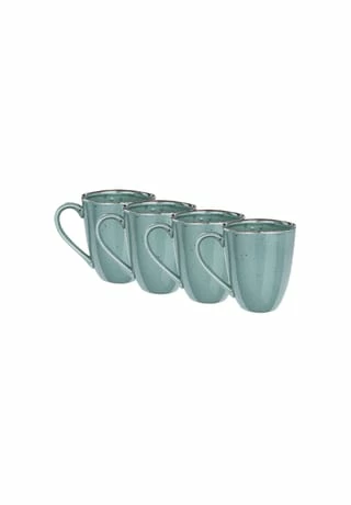 BUTLERS® FINCA 4x Tasse 300ml Blau 3 BUTLERS® FINCA 4x Tasse 300ml Blau