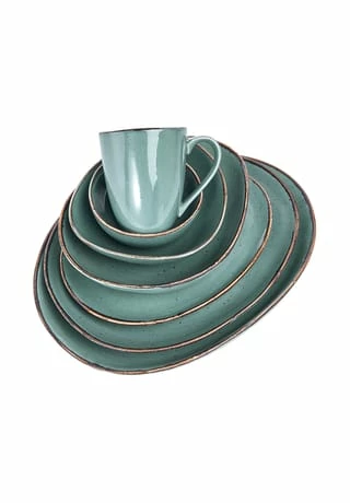 BUTLERS® FINCA 4x Tasse 300ml Blau 7 BUTLERS® FINCA 4x Tasse 300ml Blau – Bild 5