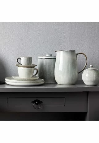 BUTLERS® HENLEY Espressotasse Mit Untertasse 90ml Hellgrau 4 BUTLERS® HENLEY Espressotasse Mit Untertasse 90ml Hellgrau – Bild 2