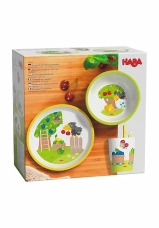 Habermaas Geschenk-Set Melamingeschirr Obstgarten 8 Habermaas Geschenk-Set Melamingeschirr Obstgarten – Bild 6