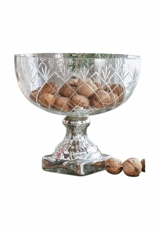 LOBERON Schale Iesha Klar/antiksilber 3 LOBERON Schale Iesha Klar/antiksilber