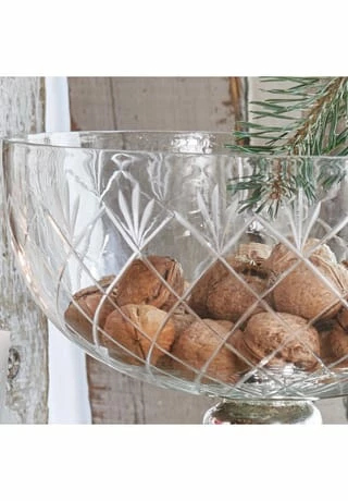 LOBERON Schale Iesha Klar/antiksilber 5 LOBERON Schale Iesha Klar/antiksilber – Bild 3