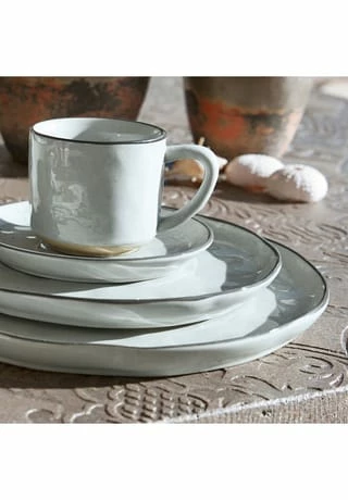 LOBERON Geschirr 30er Set Biarré Grau 8 LOBERON Geschirr 30er Set Biarré Grau – Bild 6