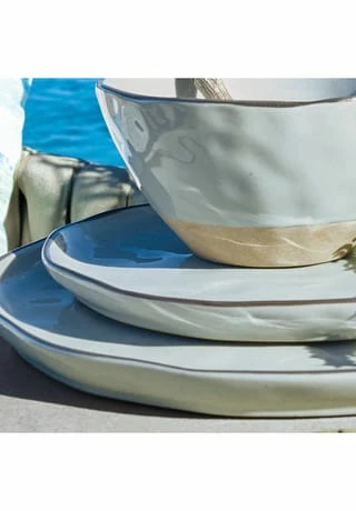 LOBERON Dessertteller 6er Set Biarré Grau 7 LOBERON Dessertteller 6er Set Biarré Grau – Bild 5