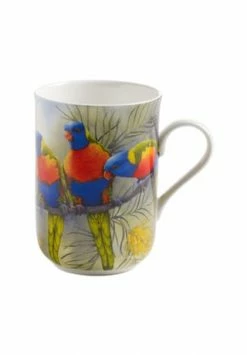 MAXWELL & WILLIAMS Henkelbecher Loris Birds Of Australia Mehrfarbig