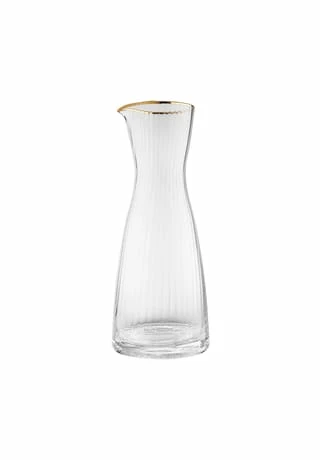 BUTLERS® GOLDEN TWENTIES Karaffe Mit Goldrand Und Rillen 1l 5 BUTLERS® GOLDEN TWENTIES Karaffe Mit Goldrand Und Rillen 1l – Bild 3