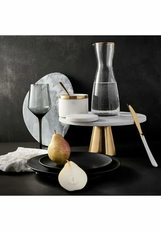 BUTLERS® GOLDEN TWENTIES Karaffe Mit Goldrand Und Rillen 1l 9 BUTLERS® GOLDEN TWENTIES Karaffe Mit Goldrand Und Rillen 1l – Bild 7