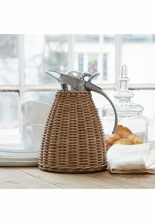 LOBERON Thermoskanne Senta Braun/silber 4 LOBERON Thermoskanne Senta Braun/silber – Bild 2