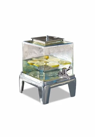 LOBERON Getränkespender Osric Klar/silber 3 LOBERON Getränkespender Osric Klar/silber