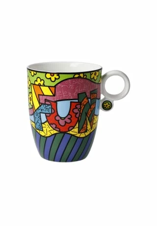 Goebel Künstlertasse Romero Britto - Fun Bunt 4 Goebel Künstlertasse Romero Britto - Fun Bunt – Bild 2